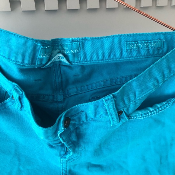 Lucky Brand Riley Shorts Blue 8/29 - Picture 3 of 13